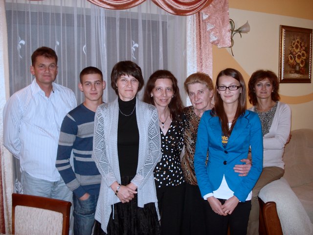 Alina z rodziną